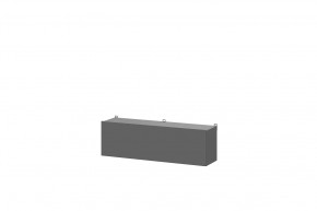 Шкаф навесной графит серый Денвер в Сургуте - surgut.mebel-tymen.ru | фото