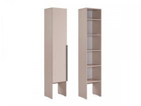 Шкаф однодверный L400 Баско кашемир в Сургуте - surgut.mebel-tymen.ru | фото