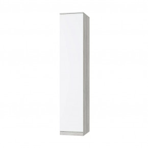 Шкаф-пенал Лори, 452 мм, дуб серый/белый в Сургуте - surgut.mebel-tymen.ru | фото