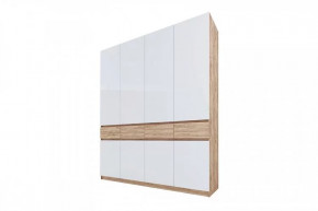 Шкаф распашной Турин белый глянец в Сургуте - surgut.mebel-tymen.ru | фото