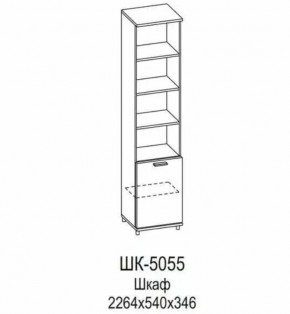 Шкаф ШК-5055 Грейс в Сургуте - surgut.mebel-tymen.ru | фото