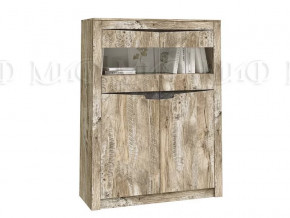 Шкаф-стекло Ривьера Дуб Юкон, Бетон темный в Сургуте - surgut.mebel-tymen.ru | фото