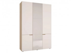 Шкаф трехстворчатый Анталия Сонома -Белый софт в Сургуте - surgut.mebel-tymen.ru | фото