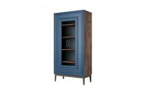 Шкаф витрина ШР-2 Гориция Таксус / Лак Сапфировый в Сургуте - surgut.mebel-tymen.ru | фото