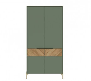 SIENA шкаф SZF2D (Дымчатый зеленый/Дуб вотан) в Сургуте - surgut.mebel-tymen.ru | фото