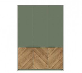 SIENA шкаф SZF3D (Дымчатый зеленый/Дуб вотан) в Сургуте - surgut.mebel-tymen.ru | фото