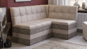 Скамья угловая «Оскар» исп. 2 Микровелюр Wellmart Dark Beige, Latte в Сургуте - surgut.mebel-tymen.ru | фото