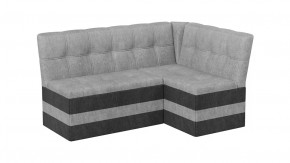 Скамья угловая «Оскар» исп. 2 Микровелюр Wellmart Silver, Graphite в Сургуте - surgut.mebel-tymen.ru | фото