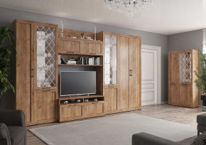 СОФИЯ Гостиная, ЛДСП Дуб крафт табачный/ рамка МДФ Дуб крафт табачный в Сургуте - surgut.mebel-tymen.ru | фото