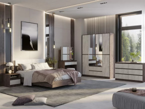 Спальный гарнитур Милана Ясень анкор/Дуб эльза в Сургуте - surgut.mebel-tymen.ru | фото