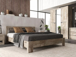 Спальный гарнитур Ривьера Дуб Юкон, Бетон темный в Сургуте - surgut.mebel-tymen.ru | фото