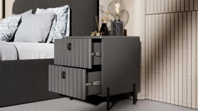 Спальный гарнитур «Тиффани» №3 Серый графит, Графит матовый в Сургуте - surgut.mebel-tymen.ru | фото