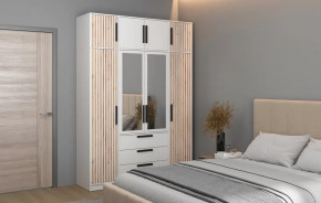 Спальный гарнитур Вегас (ЛДСП Белый) в Сургуте - surgut.mebel-tymen.ru | фото