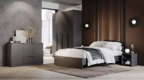 Спальный гарнитур Элегант Графит в Сургуте - surgut.mebel-tymen.ru | фото