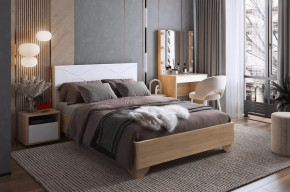 Спальный гарнитур Зара К4 дуб сонома/белый в Сургуте - surgut.mebel-tymen.ru | фото