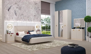 Спальня №1 "Капри" Сатин в Сургуте - surgut.mebel-tymen.ru | фото