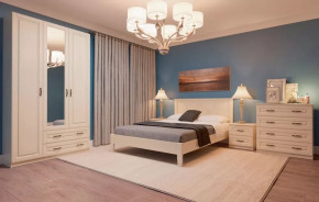 Спальня модульная Кантри Слоновая кость в Сургуте - surgut.mebel-tymen.ru | фото