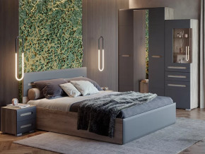 Спальня Наоми графит нубук в Сургуте - surgut.mebel-tymen.ru | фото