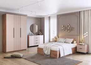 Спальня Тоскана, набор №2, дуб табачный/бисквит в Сургуте - surgut.mebel-tymen.ru | фото