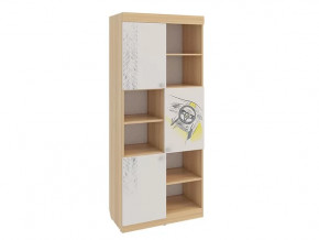 Стеллаж Форсаж дуб сонома/белый в Сургуте - surgut.mebel-tymen.ru | фото