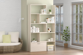 Стеллаж раздвижной, 718/1300 мм бодега белая Диал в Сургуте - surgut.mebel-tymen.ru | фото