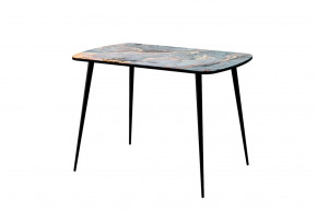 Стол Бостон Лайт 2, фотопечать Версаль/опоры черные в Сургуте - surgut.mebel-tymen.ru | фото