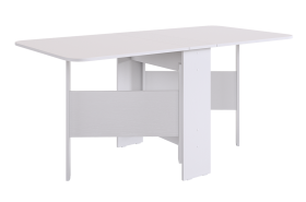 Стол-книжка раскладной Мечта 2 (белое дерево/белое дерево) в Сургуте - surgut.mebel-tymen.ru | фото