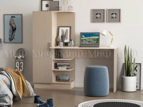 Стол компьютерный №1 Дуб беленый в Сургуте - surgut.mebel-tymen.ru | фото