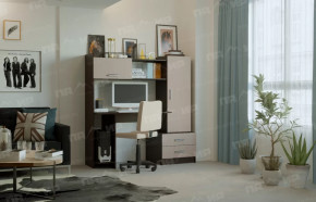 Стол компьютерный "ПКС-7" венге/дуб белфорт в Сургуте - surgut.mebel-tymen.ru | фото