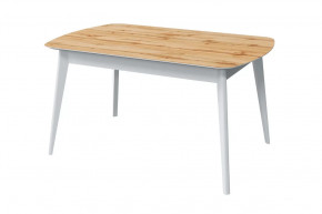 Стол обеденный Прайм, дуб вотан/белый в Сургуте - surgut.mebel-tymen.ru | фото