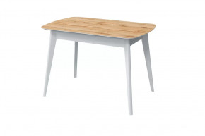 Стол обеденный Прайм, дуб вотан/белый в Сургуте - surgut.mebel-tymen.ru | фото