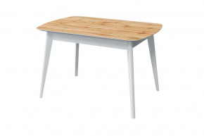 Стол обеденный Прайм, дуб вотан/белый в Сургуте - surgut.mebel-tymen.ru | фото