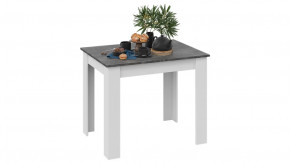 Стол обеденный «Промо» тип 1 Белый/Ателье темный в Сургуте - surgut.mebel-tymen.ru | фото