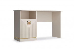 Стол письменный "Капри" Сатин/Сатин в Сургуте - surgut.mebel-tymen.ru | фото