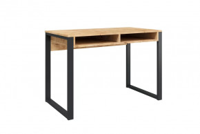 Стол письменный Лунар, дуб бунратти/черный в Сургуте - surgut.mebel-tymen.ru | фото