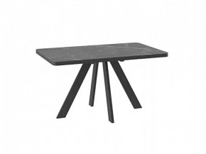 Стол раздвижной BOBY RADIAL-140, stone Black/черный в Сургуте - surgut.mebel-tymen.ru | фото