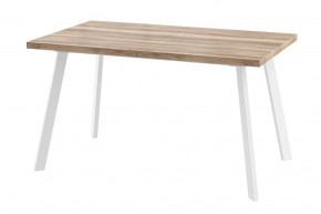 Стол раздвижной Borg-140, дуб каньон/белый в Сургуте - surgut.mebel-tymen.ru | фото