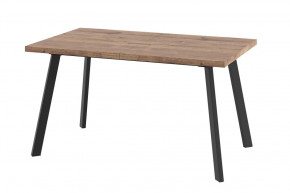 Стол раздвижной Borg-140, дуб велингтон/черный в Сургуте - surgut.mebel-tymen.ru | фото