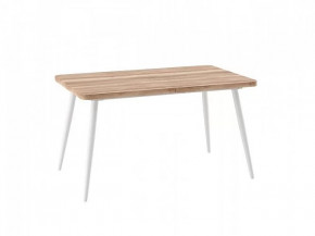 Стол раздвижной Borg radial-140, дуб каньон/белый в Сургуте - surgut.mebel-tymen.ru | фото