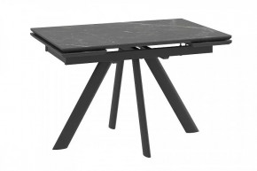 Стол раздвижной Jack-120, stone black st cer/черный в Сургуте - surgut.mebel-tymen.ru | фото
