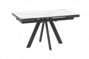 Стол раздвижной Jack-140, calakatta st cer/черный в Сургуте - surgut.mebel-tymen.ru | фото