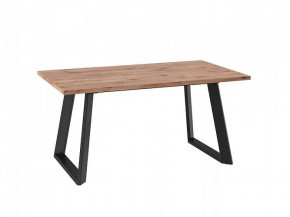 Стол раздвижной LOFT LUX-160, дуб веллингтон/черный в Сургуте - surgut.mebel-tymen.ru | фото