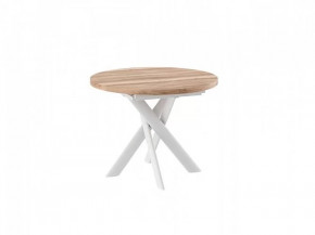 Стол раздвижной RONALDO-100, дуб каньон/белый в Сургуте - surgut.mebel-tymen.ru | фото