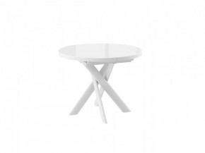 Стол раздвижной RONALDO-100, оптивайт белый/белый в Сургуте - surgut.mebel-tymen.ru | фото