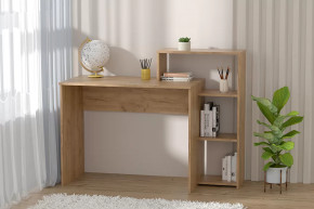 Стол с полкой, 1253 мм, дуб крафт золотой Диал в Сургуте - surgut.mebel-tymen.ru | фото