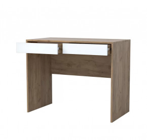 Стол Эго Ст-1, дуб крафт золотой/белый глянец Диал в Сургуте - surgut.mebel-tymen.ru | фото