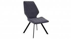 Стул «Матэо»  Черный муар, Микровелюр BRENDY Graphite в Сургуте - surgut.mebel-tymen.ru | фото