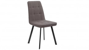 Стул «Рони»  Черный муар, Микровелюр BRENDY Latte в Сургуте - surgut.mebel-tymen.ru | фото