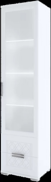 Тиффани гостиная М07 Пенал-витрина в Сургуте - surgut.mebel-tymen.ru | фото