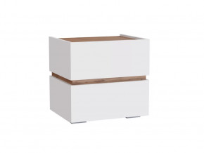 Тумба прикроватная  МС Аркон Белый/Дуб Вотан в Сургуте - surgut.mebel-tymen.ru | фото